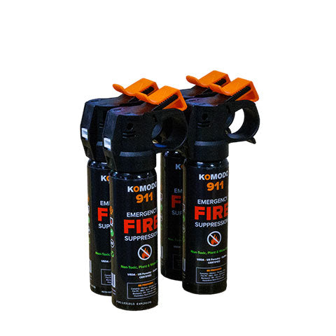 Komodo 911 Fire Spray 4oz 4 pack